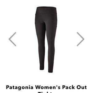 Patagonia Pack Out Tights In Black, XS